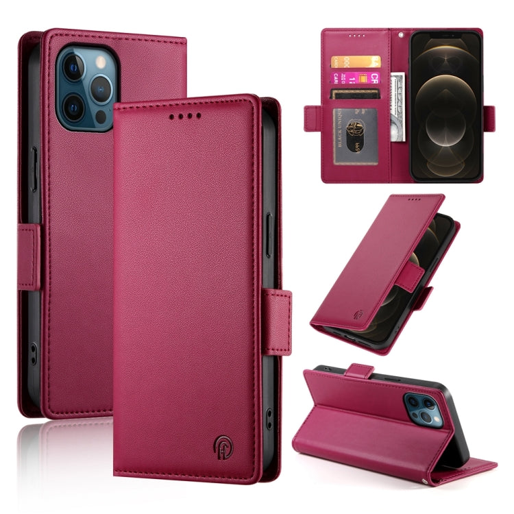 Side Buckle Magnetic Frosted Leather Phone Case, Series 5