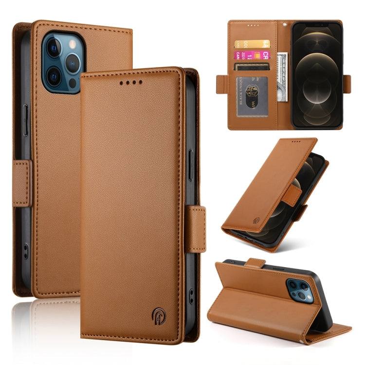 Side Buckle Magnetic Frosted Leather Phone Case, Series 5