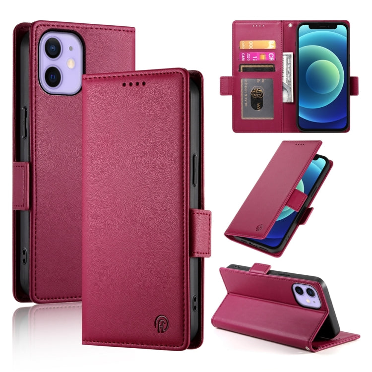 Side Buckle Magnetic Frosted Leather Phone Case, Series 10