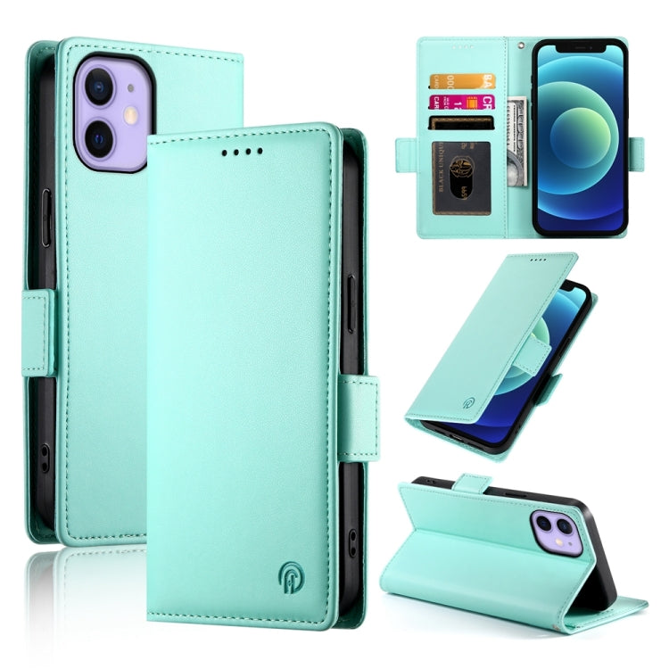 Side Buckle Magnetic Frosted Leather Phone Case, Series 10