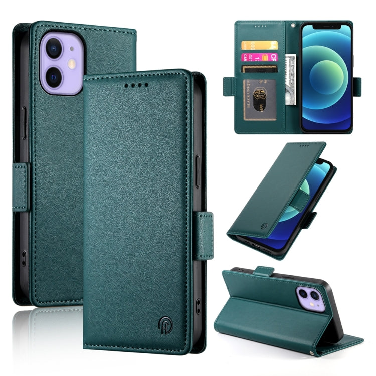 Side Buckle Magnetic Frosted Leather Phone Case, Series 10