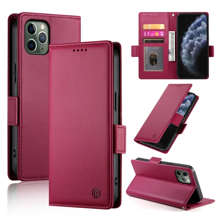 Side Buckle Magnetic Frosted Leather Phone Case, Series 6