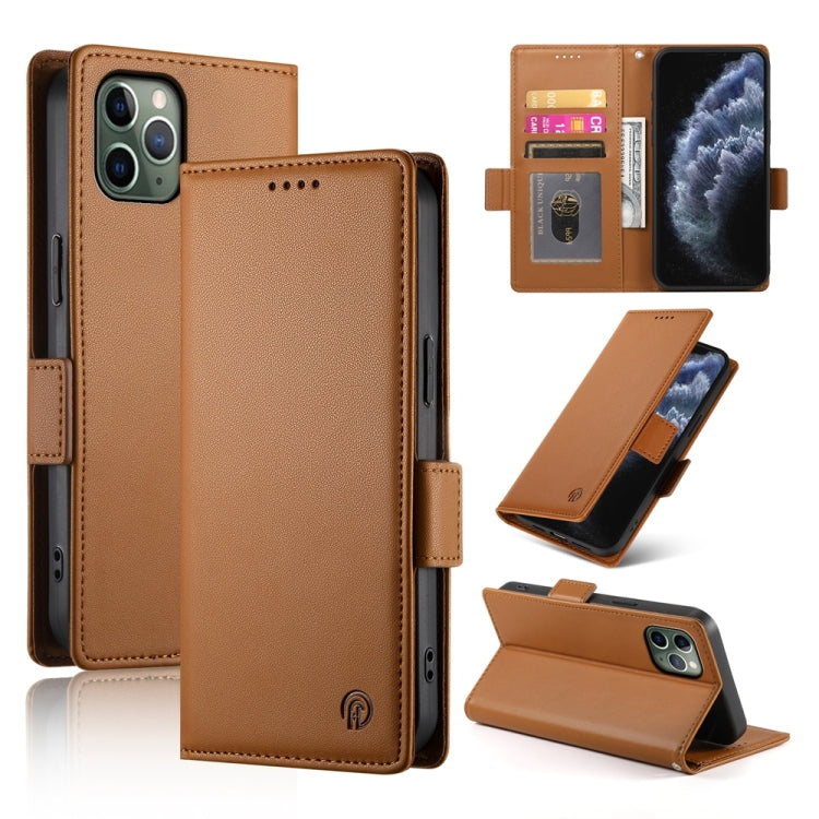 Side Buckle Magnetic Frosted Leather Phone Case, Series 6