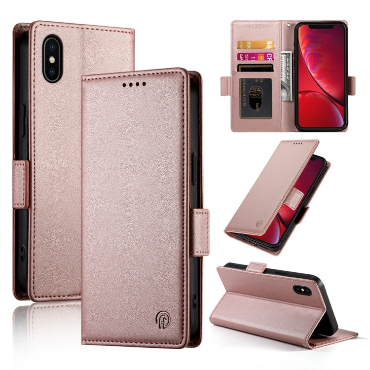 Side Buckle Magnetic Frosted Leather Phone Case, Series 4