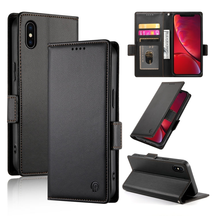 Side Buckle Magnetic Frosted Leather Phone Case, Series 4