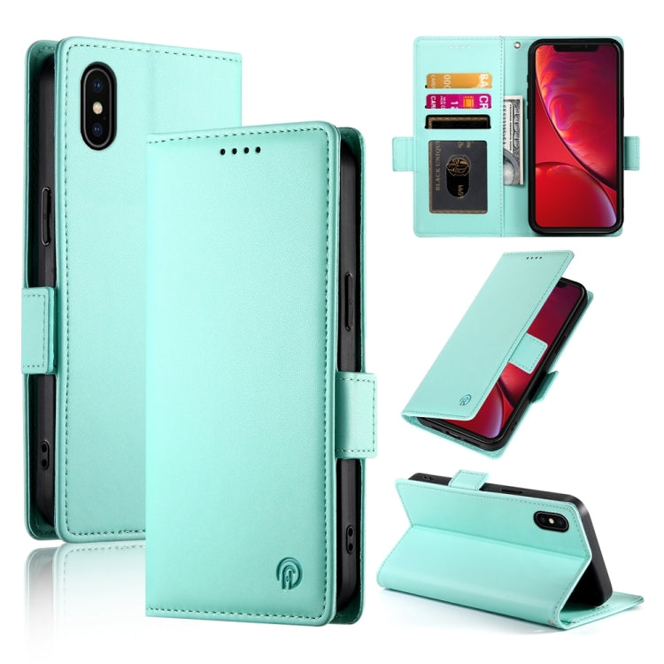 Side Buckle Magnetic Frosted Leather Phone Case, Series 4