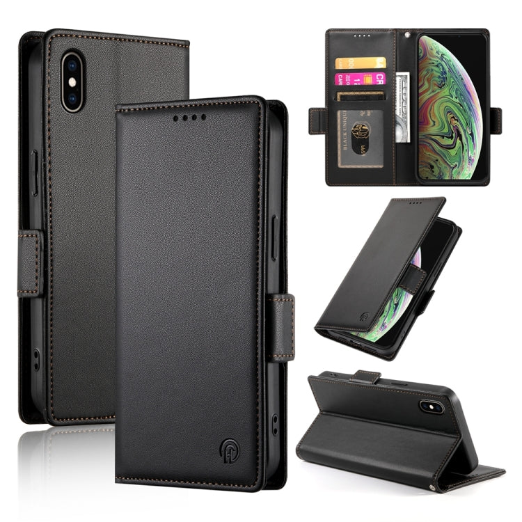 Side Buckle Magnetic Frosted Leather Phone Case, Series 5