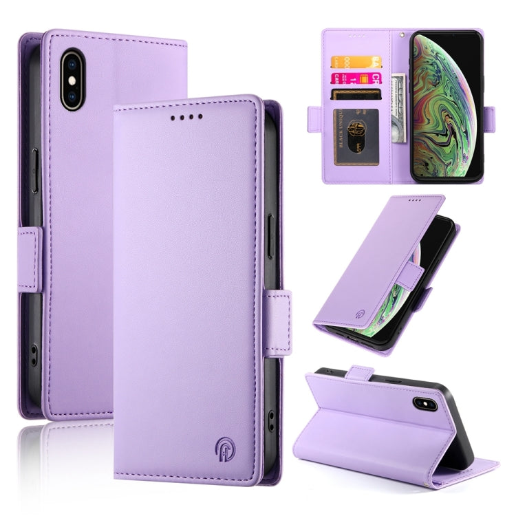 Side Buckle Magnetic Frosted Leather Phone Case, Series 5