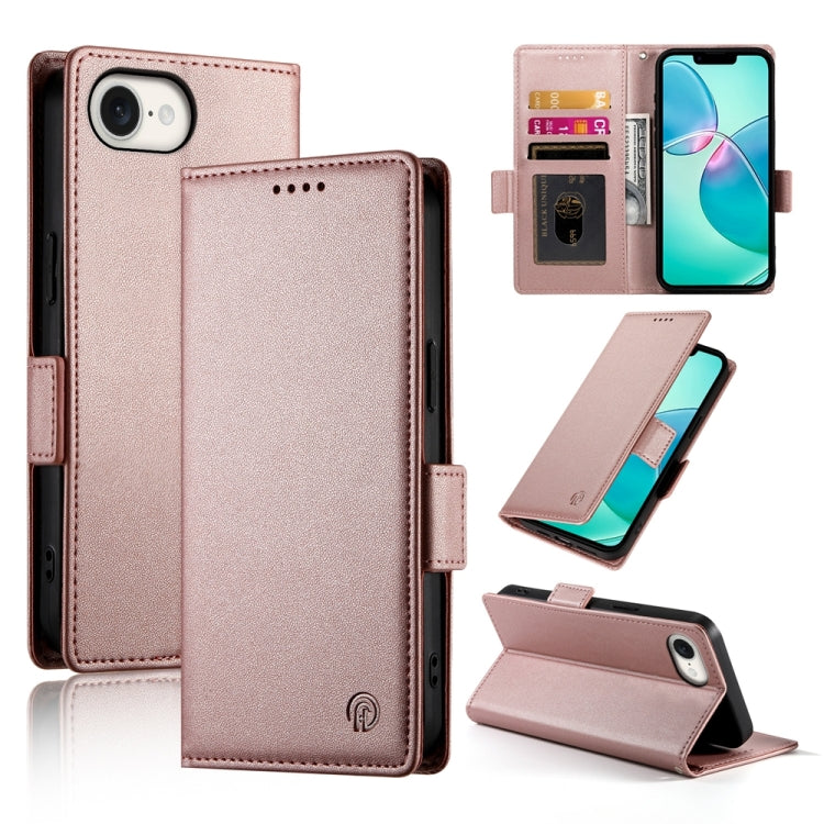 Side Buckle Magnetic Frosted Leather Phone Case, Series 5