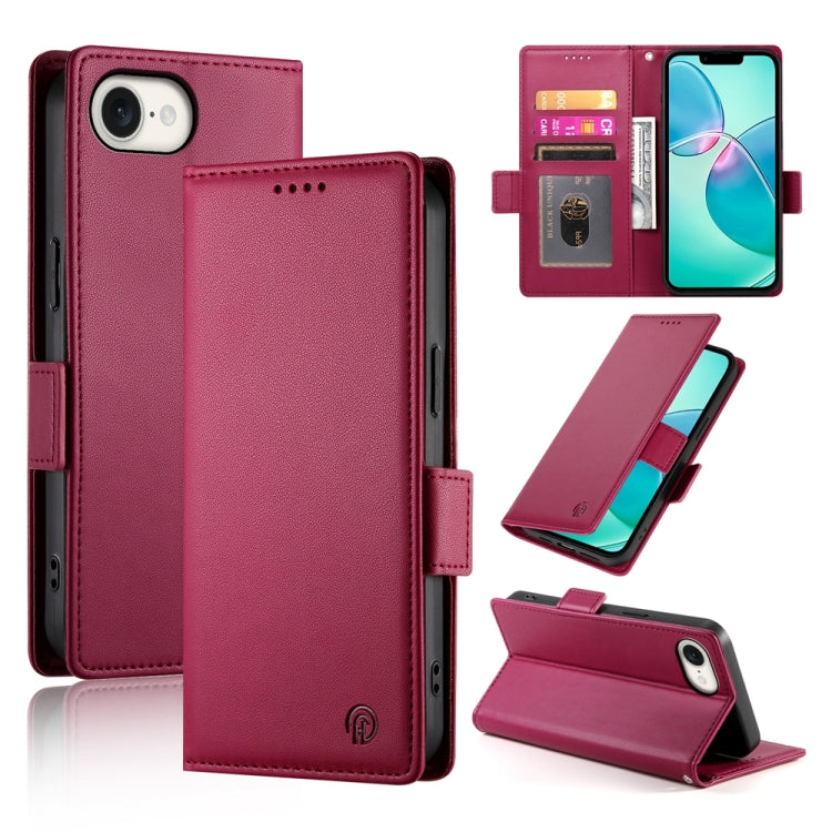 Side Buckle Magnetic Frosted Leather Phone Case, Series 5