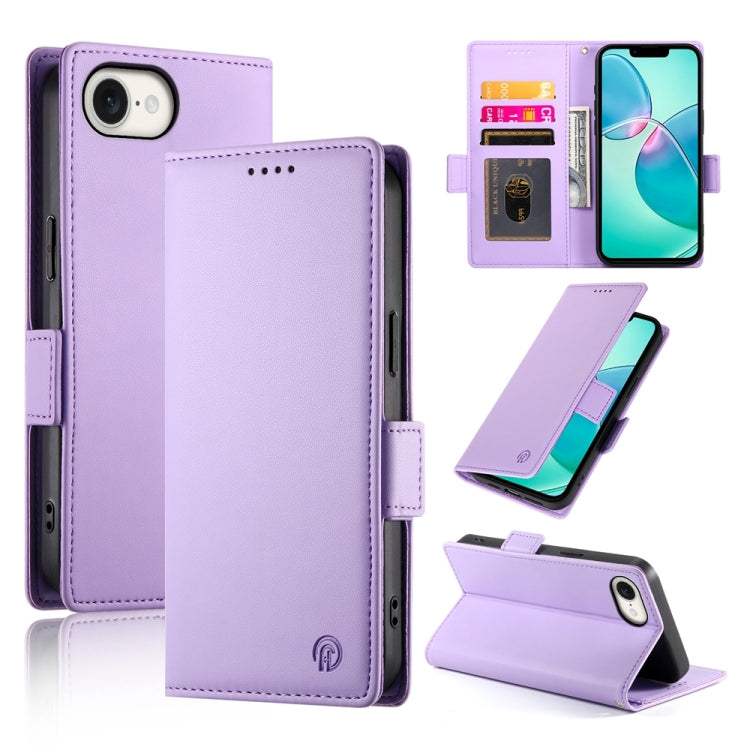 Side Buckle Magnetic Frosted Leather Phone Case, Series 5