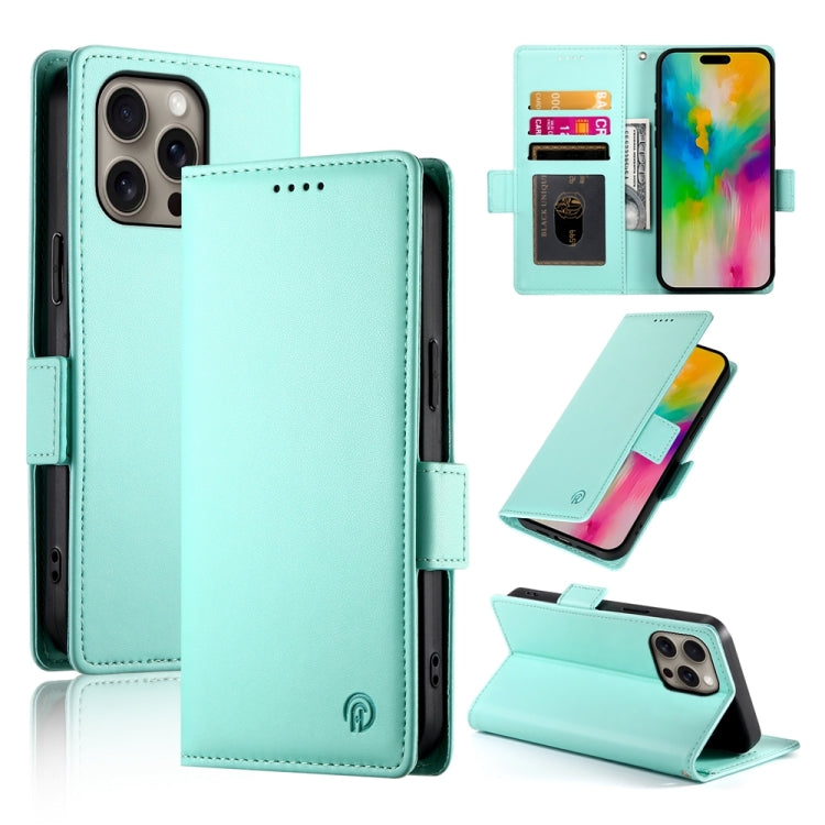 Side Buckle Magnetic Frosted Leather Phone Case, Series 4