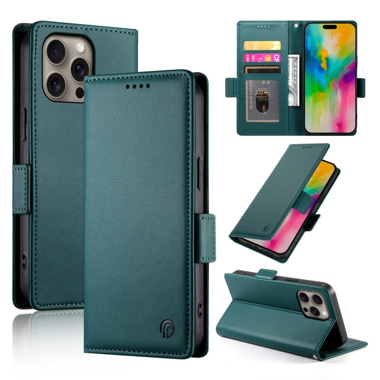 Side Buckle Magnetic Frosted Leather Phone Case, Series 4