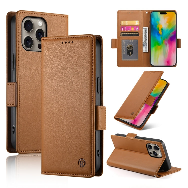 Side Buckle Magnetic Frosted Leather Phone Case, Series 4