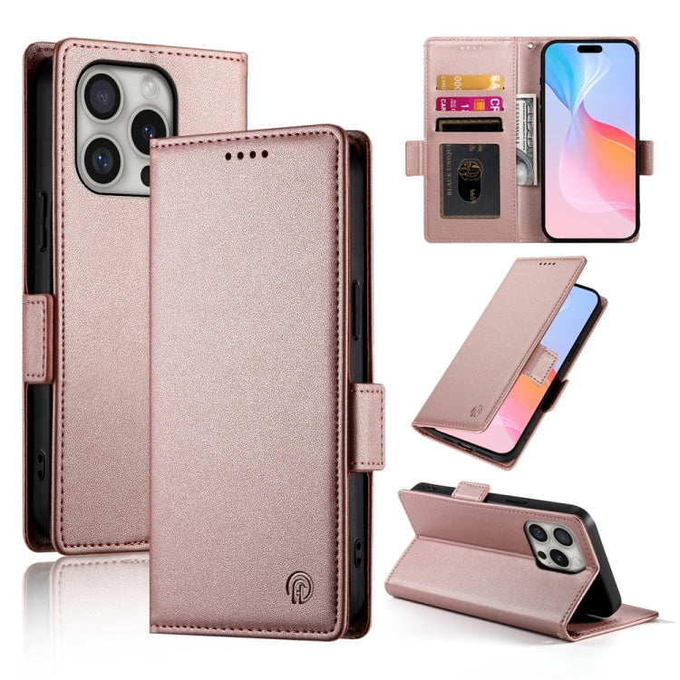 Side Buckle Magnetic Frosted Leather Phone Case, Series 9