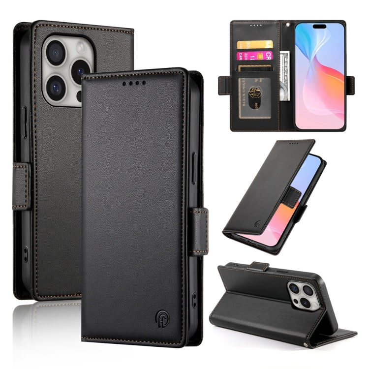 Side Buckle Magnetic Frosted Leather Phone Case, Series 9