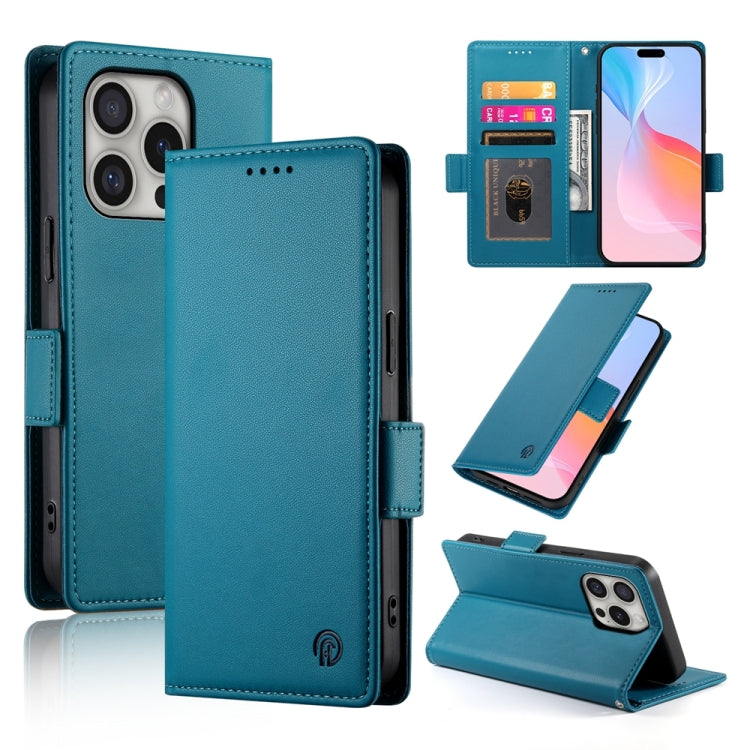 Side Buckle Magnetic Frosted Leather Phone Case, Series 9