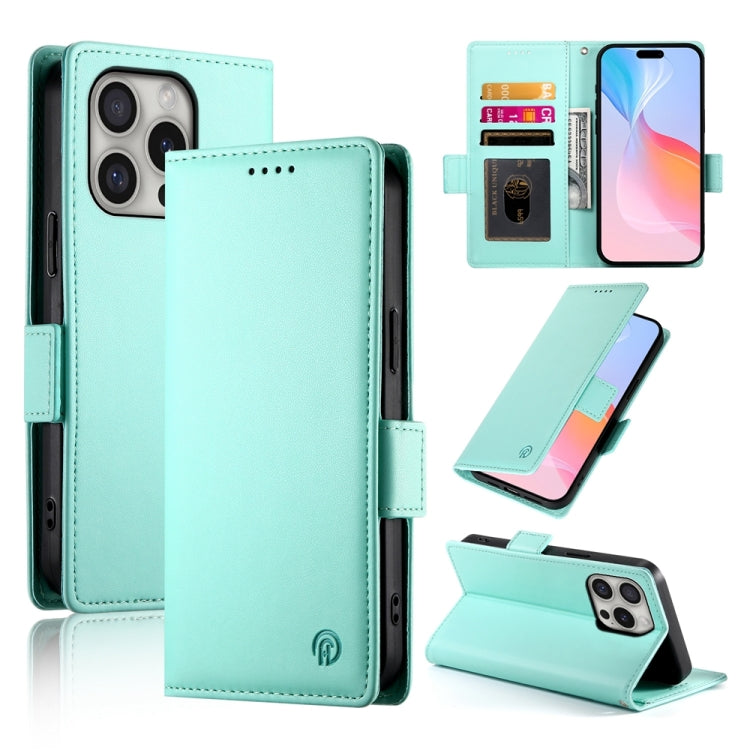 Side Buckle Magnetic Frosted Leather Phone Case, Series 9