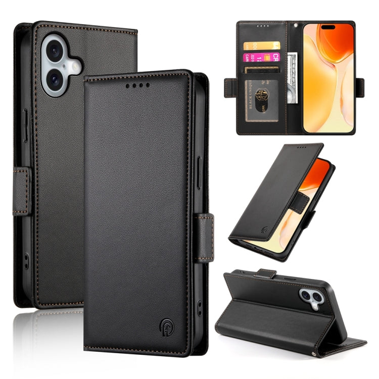 Side Buckle Magnetic Frosted Leather Phone Case, Series 2