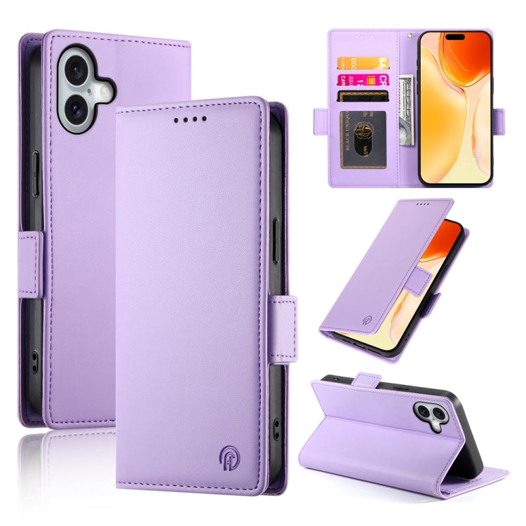 Side Buckle Magnetic Frosted Leather Phone Case, Series 2