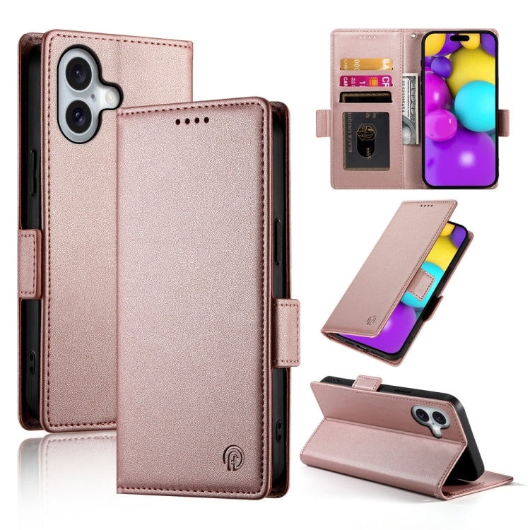 Side Buckle Magnetic Frosted Leather Phone Case, Series 6