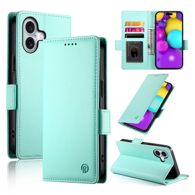 Side Buckle Magnetic Frosted Leather Phone Case, Series 6