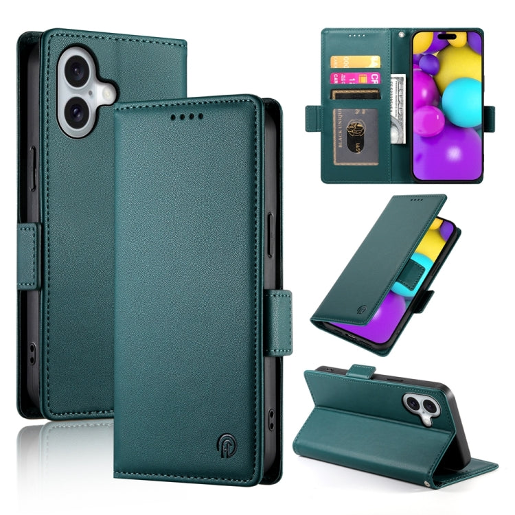 Side Buckle Magnetic Frosted Leather Phone Case, Series 6