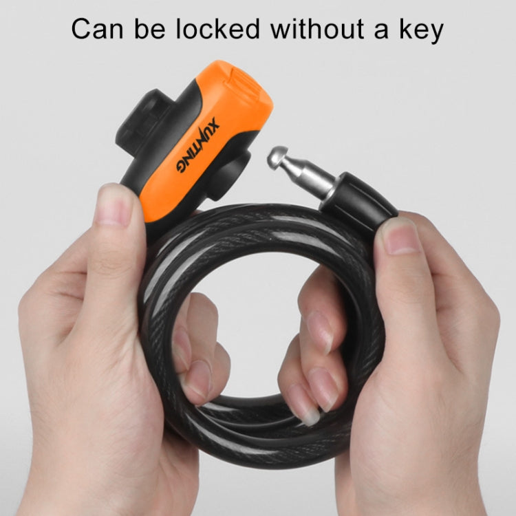 Bicycle Portable Anti-theft Lock Steel Cable Lock with Lock Frame Reluova