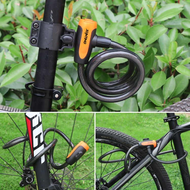 Bicycle Portable Anti-theft Lock Steel Cable Lock with Lock Frame Reluova