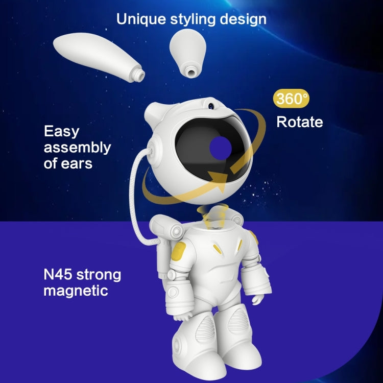 G001 Space Rabbit Starry Sky Projection Lamp Bedroom Laser Atmosphere Light My Store