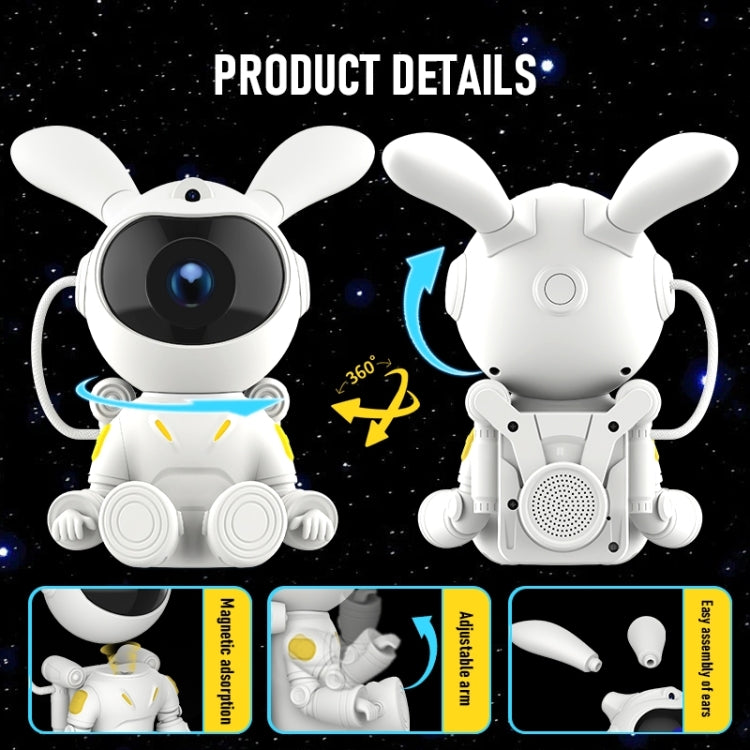 G002 Space Rabbit Starry Sky Projection Lamp Bedroom Laser Atmosphere Light My Store