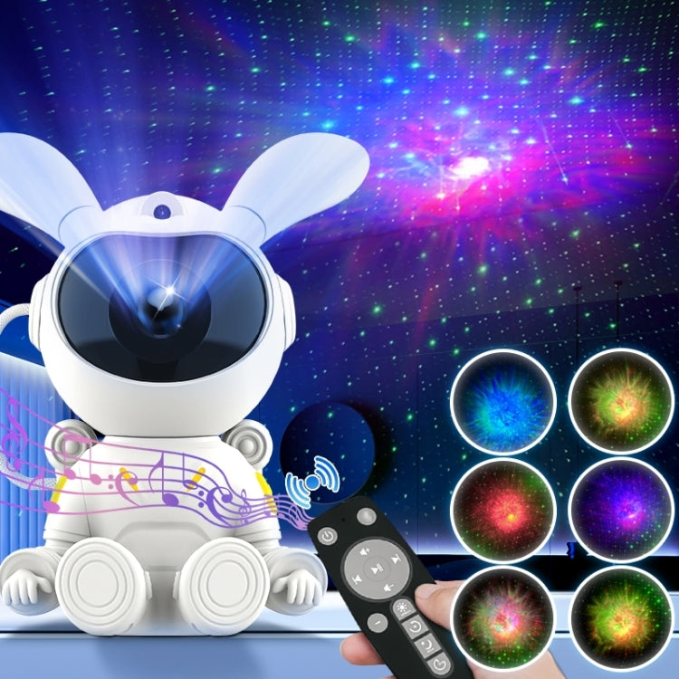 G002 Space Rabbit Starry Sky Projection Lamp Bluetooth Speaker 2 in 1 Laser Light My Store