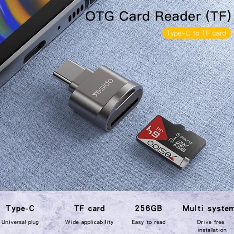 Yesido GS19 USB-C / Type-C to TF Card OTG Mini Card Reader