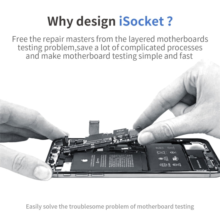 QianLi iSocket Series 8 in 1 Motherboard Layered Test Stand For iPhone 15 Series