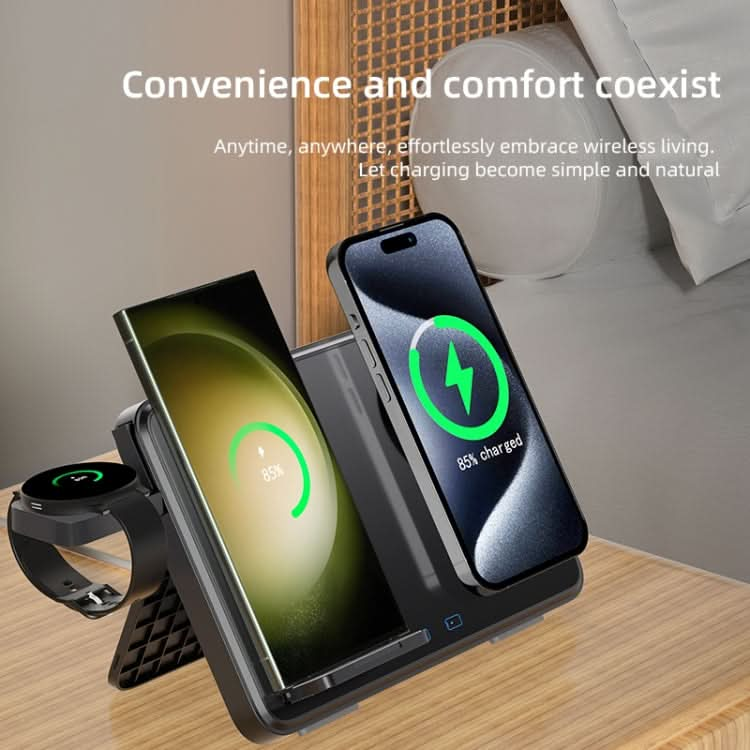 C30 15W 3 in 1 Magnetic Wireless Charger with Night Light