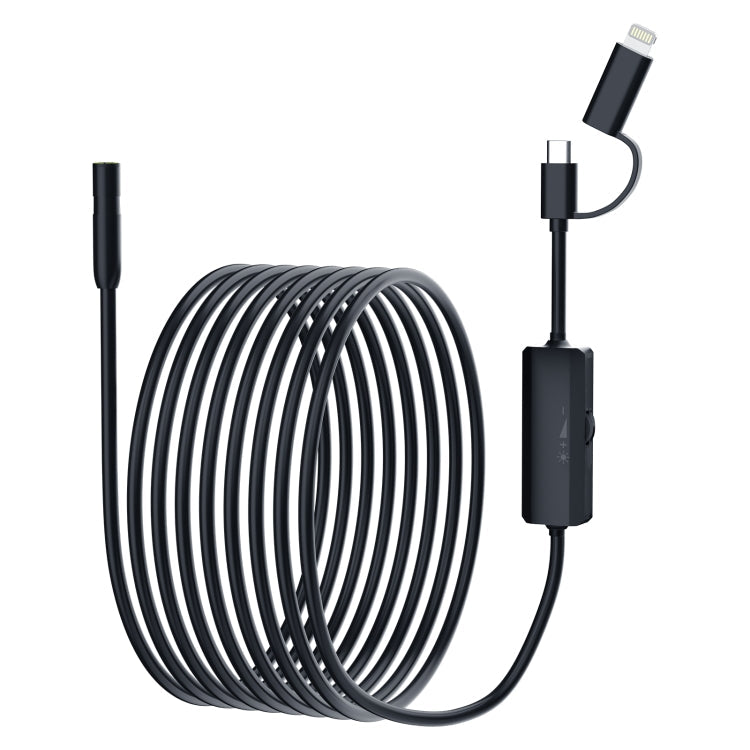 AN112 2 in 1 USB-C / Type-C + 8 Pin Interface 8mm HD Industry Endoscope Reluova