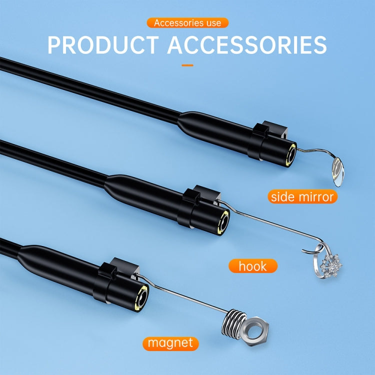 AN112 2 in 1 USB-C / Type-C + 8 Pin Interface 8mm HD Industry Endoscope Reluova