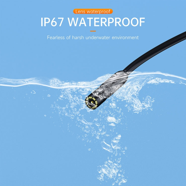 AN112 2 in 1 USB-C / Type-C + 8 Pin Interface 8mm HD Industry Endoscope Reluova