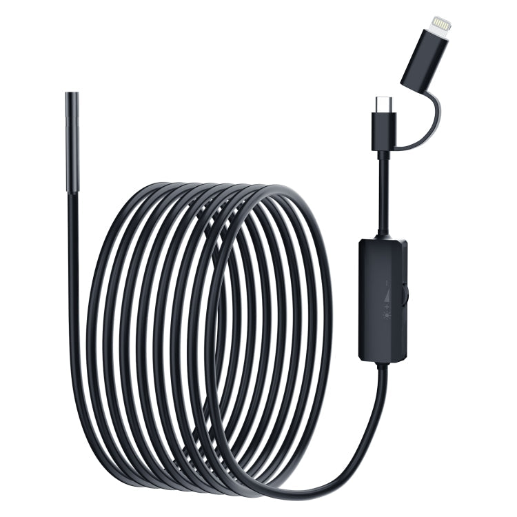 AN112 2 in 1 USB-C / Type-C + 8 Pin Interface 5.5mm HD Industry Endoscope Reluova