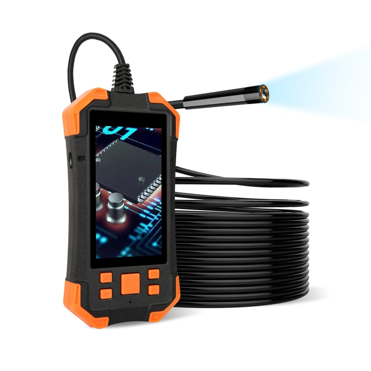 T20 4.3 inch IPS Screen 8mm Single Camera IP67 Waterproof Hard Cable Digital Endoscope Reluova