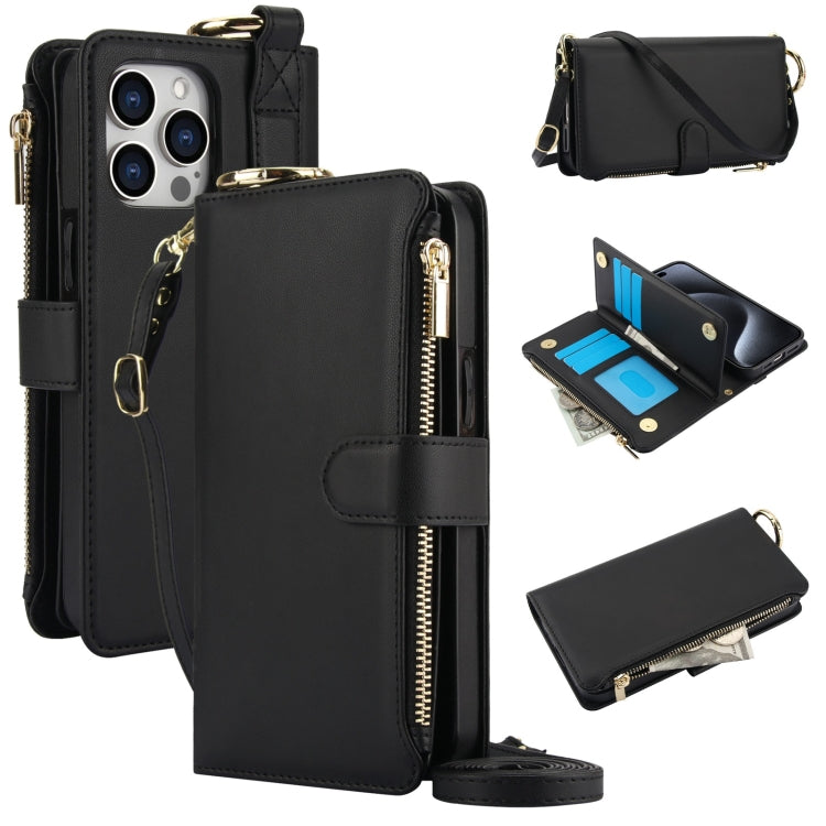 Crossbody Ring Multifunctional Wallet Leather Phone Case, Series 5