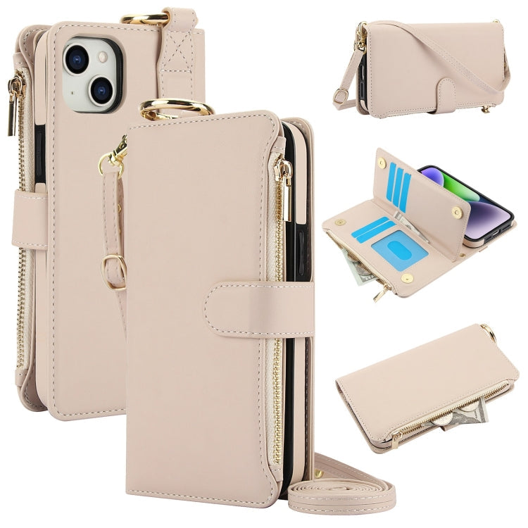 Crossbody Ring Multifunctional Wallet Leather Phone Case, Series 6