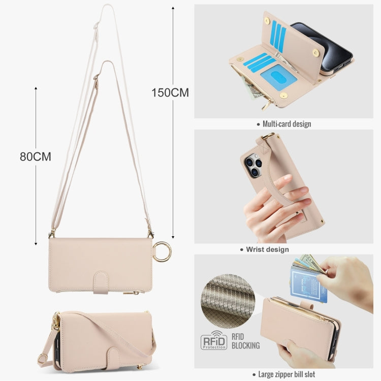 Crossbody Ring Multifunctional Wallet Leather Phone Case, Series 4