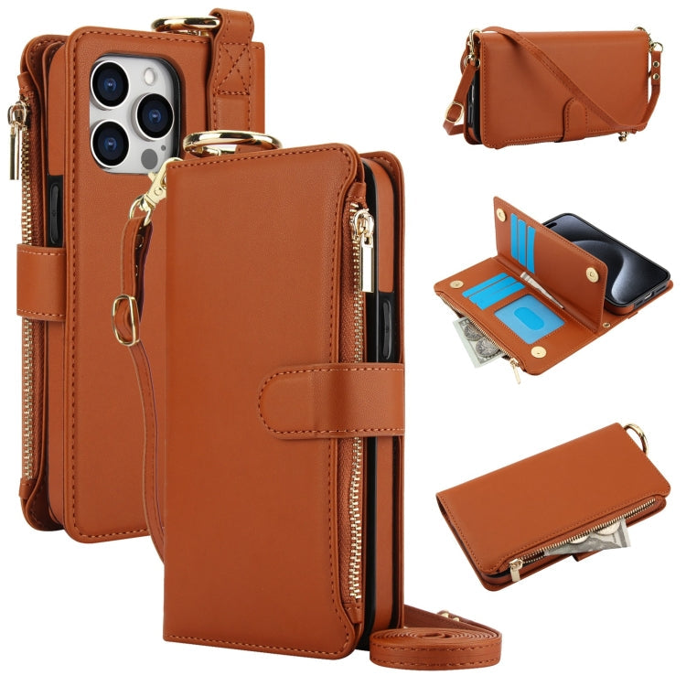 Crossbody Ring Multifunctional Wallet Leather Phone Case, Series 4