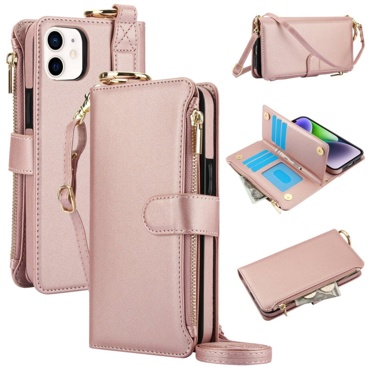 Crossbody Ring Multifunctional Wallet Leather Phone Case, Series 7