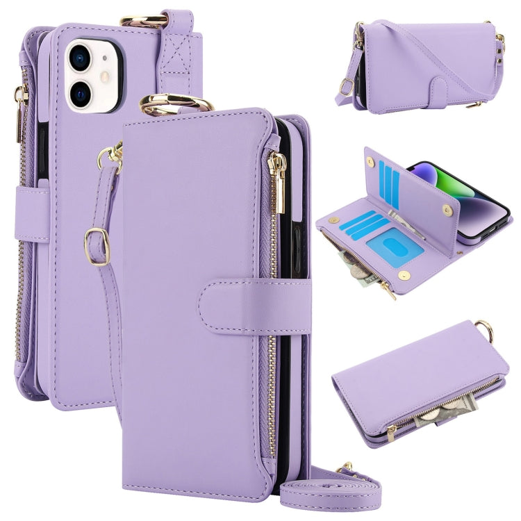 Crossbody Ring Multifunctional Wallet Leather Phone Case, Series 7