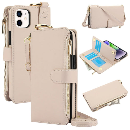 Crossbody Ring Multifunctional Wallet Leather Phone Case, Series 1