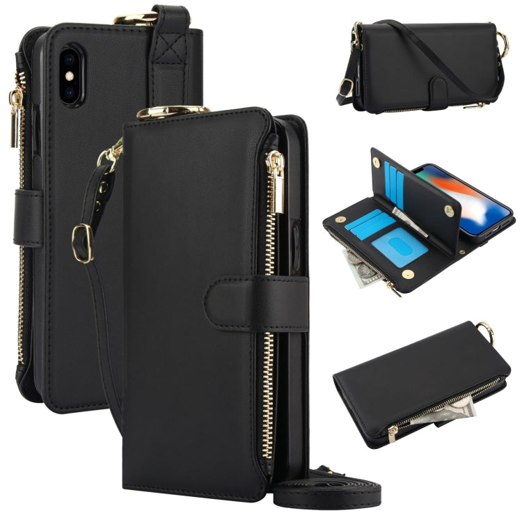 Crossbody Ring Multifunctional Wallet Leather Phone Case, Series 3