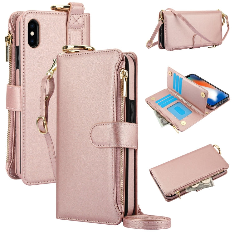 Crossbody Ring Multifunctional Wallet Leather Phone Case, Series 1