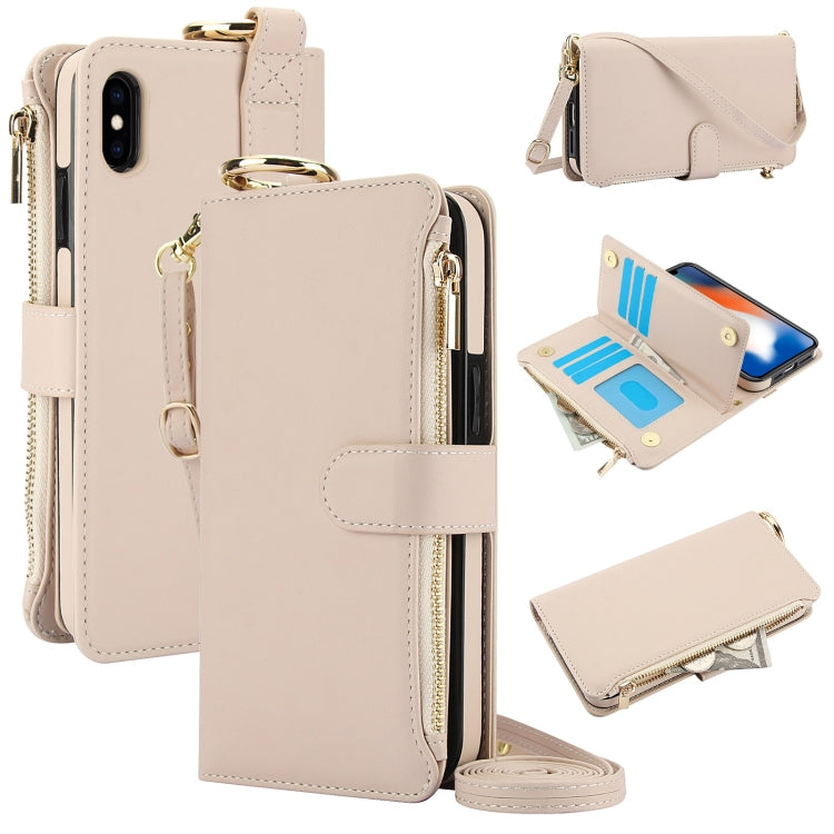 Crossbody Ring Multifunctional Wallet Leather Phone Case, Series 4